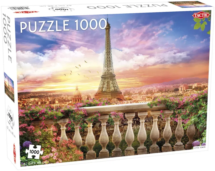 Puzzle 1000 elementów. Around the World. Eiffel Tower, Paris zdjęcie 1