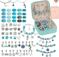 Zestaw do Robienia Bransoletek Koraliki Charms