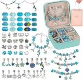 Zestaw do Robienia Bransoletek Koraliki Charms