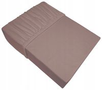 Prześcieradło Jersey z gumką 120x200 Bielbaw Greno brązowe mokka