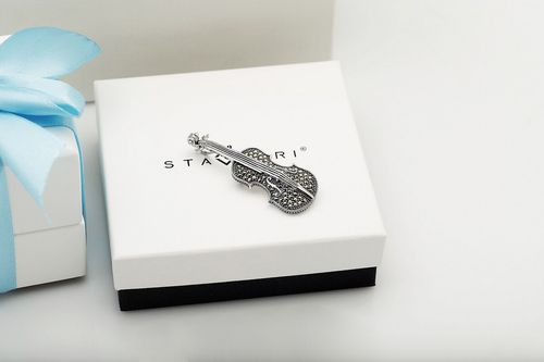 Srebrna broszka RDM5525 - Markazyty na Arena.pl