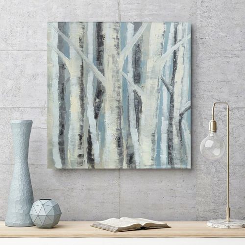Obraz na płótnie - Canvas, Brzozy 2 40x40 na Arena.pl