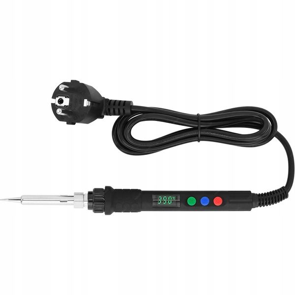 LUTOWNICA PRECYZYJNA KOLBOWA S801B 80W Z REGULACJĄ TEMPERATURY + AKCESORIA zdjęcie 5