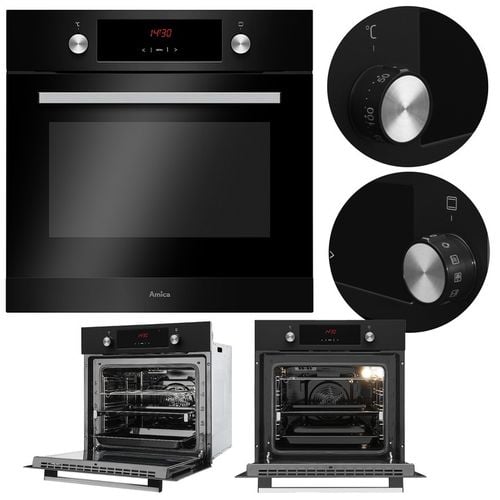 Piekarnik elektryczny do zabudowy Amica EB7541DB FINE 65L GRILL czarny na Arena.pl