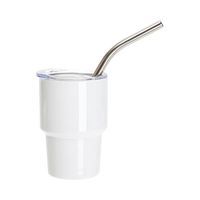 Kieliszek do shotów ze stali nierdzewnej do sublimacji - biały