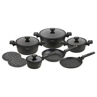 zestaw 12 elem. garnków marmurkowych klausberg kb-7966