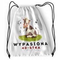 Plecak Urodziny 40 40Ste Sportowy Szkolny Worek Z Nadrukiem Ze Zdjęciem