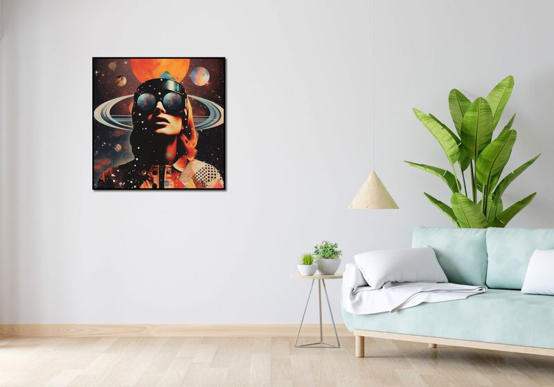 Plakat 80x80cm Kosmiczne Wizje zdjęcie 4