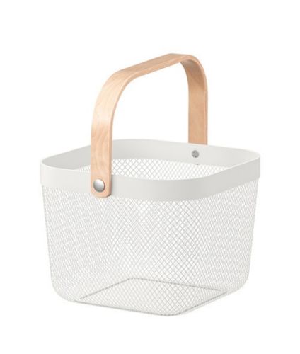 IKEA RISATORP Kosz biały 25x26x18cm. na Arena.pl