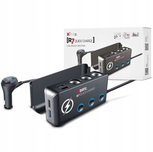 Rozdzielacz Samochodowy Xblitz R7 Usb Qc 3.0 na Arena.pl