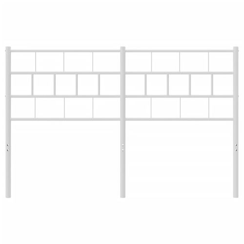 Metalowe wezgłowie, białe, 120 cm na Arena.pl