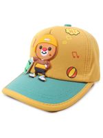 Czapka z daszkiem bejsbolówka dziecięca unisex miś żółta 50-54 YOCLUB