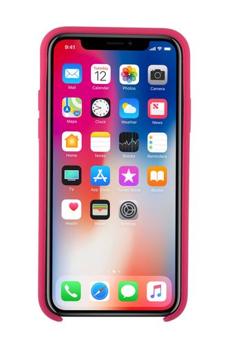 LEO SILIKON - Apple iPhone X / XS - RED na Arena.pl