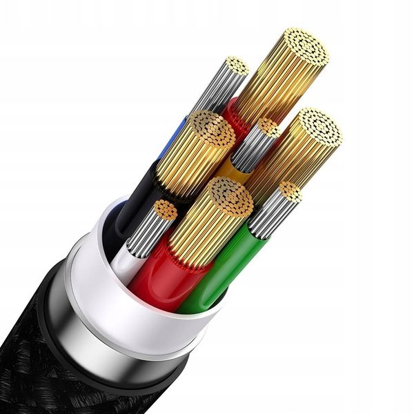 Kabel USB-USB Typ C - Micro USB-USB Typ-C-Lightning BASEUS 3w1 100W 1.2 m zdjęcie 4