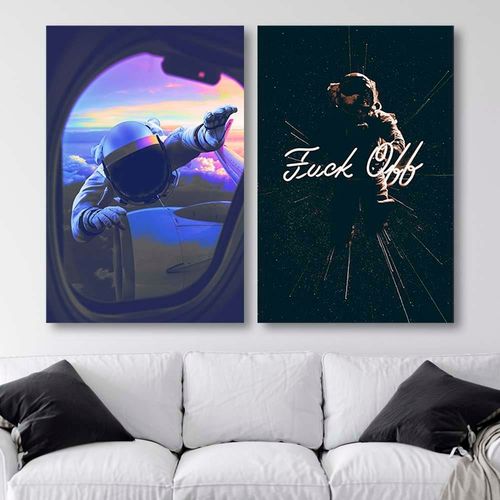 Deco Panel, Kosmonauta i slogan 40x60 na Arena.pl