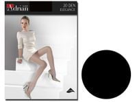 Rajstopy gładkie półmat lycra 20 den Nero 3