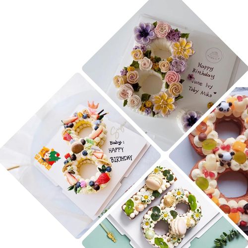 Silikonowe foremki do ciasta cyfry 0–8, forma do tortów urodzinowych na Arena.pl