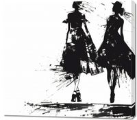 Obraz 100x90cm Atramentowy Przerys