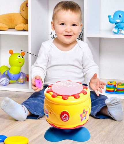 Bębenek interaktywny - Perkusja dla dzieci na Arena.pl