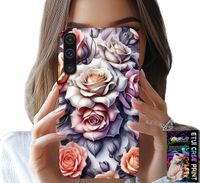 ETUI DO SAMSUNG GALAXY A70 - KWIECISTE WZORY RÓŻA RÓŻE KWIATKI CASE