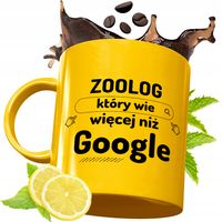 Złoty Kubek Premium Dla Zoologa Na Prezent Z Nadrukiem Ze Zdjęciem