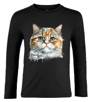 Bluzka tshirt z długim rękawem Kot