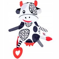 DUMEL BALIBAZOO ZAWIESZKA KONTRASTOWA SENSORYCZNA GRYZAK SZELEŚCIK KROWA 0+