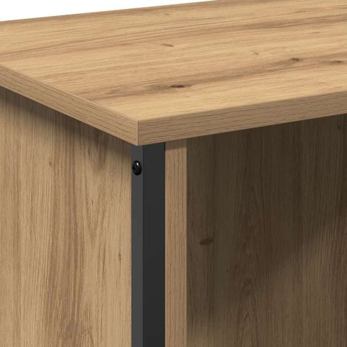 Szafka RTV dąb artisan 102 x 35 x 45 cm Materiał drewnopochodny na Arena.pl