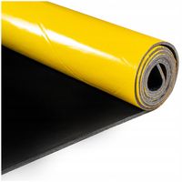 MATA PIANKA WYGŁUSZAJĄCA TRUDNOPALNA MASKI 5mm czarny filtr pokrywa