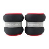 neoprenowe obciążniki na kostki i nadgarstki master 2 x 1 kg
