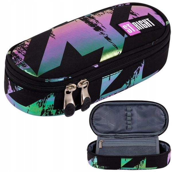 Plecak szkolny młodzieżowy ST.RIGHT kolorowe wzory, HOLO IMPRESSION zdjęcie 3