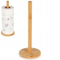 Stojak Bambusowy Drewniany Kuchenny na Ręcznik Papierowy Ręczniki Papierowe