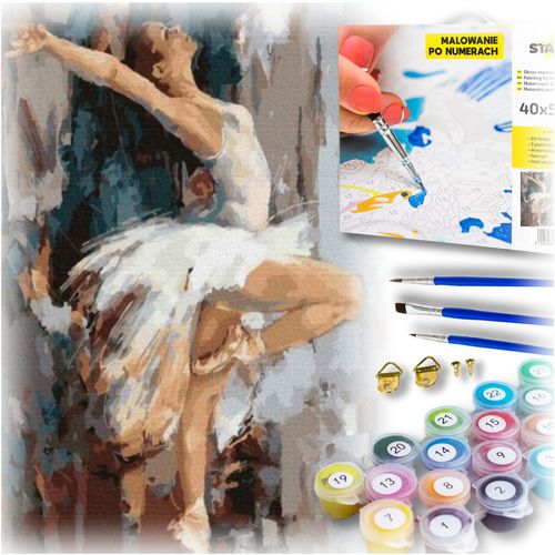 Zestaw do malowania po numerach - baletnica na Arena.pl