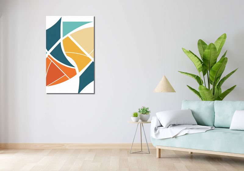 Obraz 60x100cm Geometria Wiatru zdjęcie 2