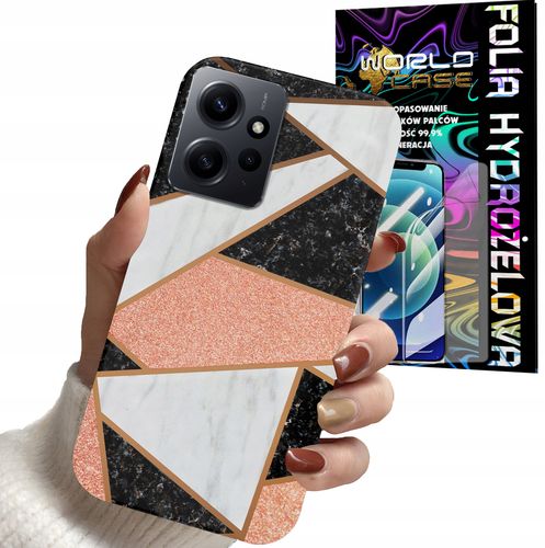 ETUI DO XIAOMI NOTE 12 4G - ELEGANCKIE MODNE WZORY DLA KOBIET + FOLIA na Arena.pl