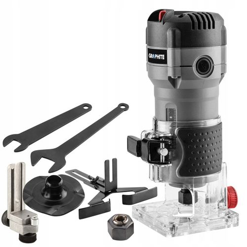 GRAPHITE FREZARKA KRAWĘDZIOWA TRYMER GÓRNOWRZECIONOWA 6-8MM 510W na Arena.pl