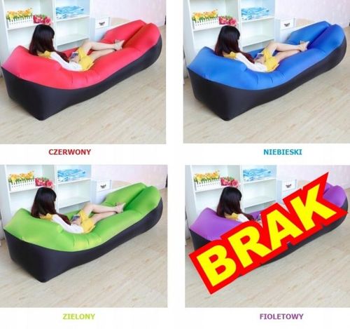 Lazy BAG SOFA łóżko dmuchane leżak 3 generacja na Arena.pl
