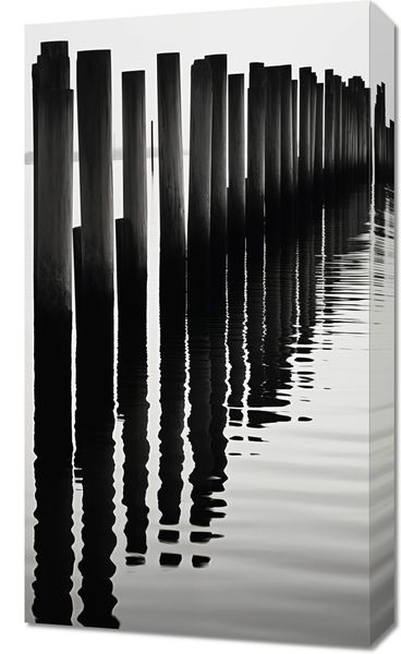 Obraz 40x70cm Rytm Wody i Drewna zdjęcie 1