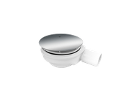 Syfon do brodzika fi-90mm z pokrywą, chrom