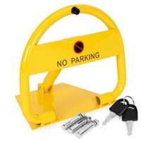 BLOKADA PARKINGOWA SKŁADANA ZAPORA NA KLUCZ 40cm ŻÓŁTA