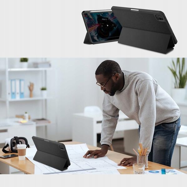 Etui zamykane Spigen do iPad Pro 11 5gen M4, smukły pokrowiec case z klapką zdjęcie 7
