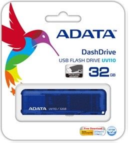 Adata DashDrive UV110 32GB USB2.0 niebieski na Arena.pl