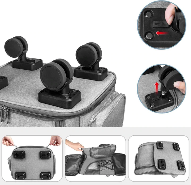 TRANSPORTER DLA PSA KOTA WÓZEK na kołach PLECAK zdjęcie 11