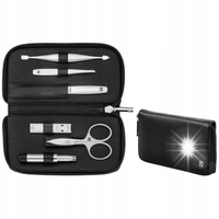 Zwilling Twinox Zestaw manicure czarna skóra 6el.