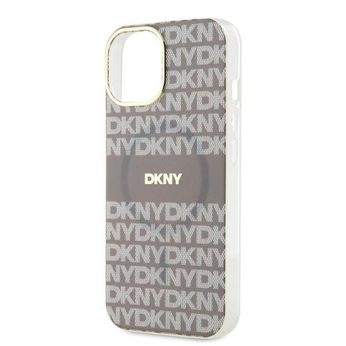 Etui DKNY do iPhone 15, iPhone 14, iPhone 13, Beżowy, MagSafe na Arena.pl