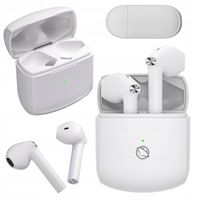 Słuchawki bezprzewodowe douszne Manta RYTMO X białe TWS mikrofon 59ms