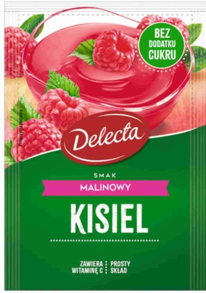 DELECTA Kisiel Malinowy 38g zdjęcie 1