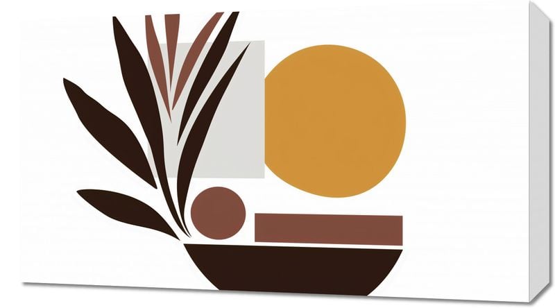 Obraz 70x40cm Stylizacja Roślin zdjęcie 1