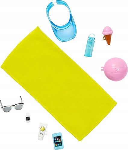 LALKA BARBIE KEN NA PLAŻY w wakacyjnym stroju + akcesoria HPL74 na Arena.pl