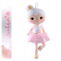 Lalka Metoo z IMIENIEM Prezent na Chrzciny dla Dziewczynki KSIĘŻNICZKA 0+